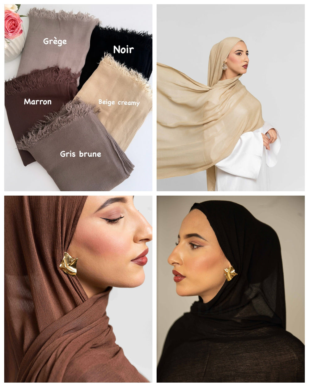 Les couleurs de base pour débuter avec le hijab