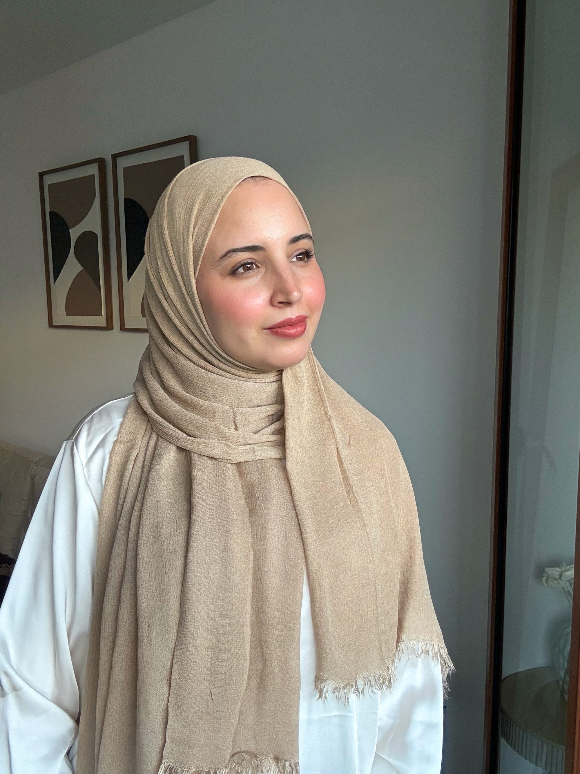 Beige Camel Soft Modal
