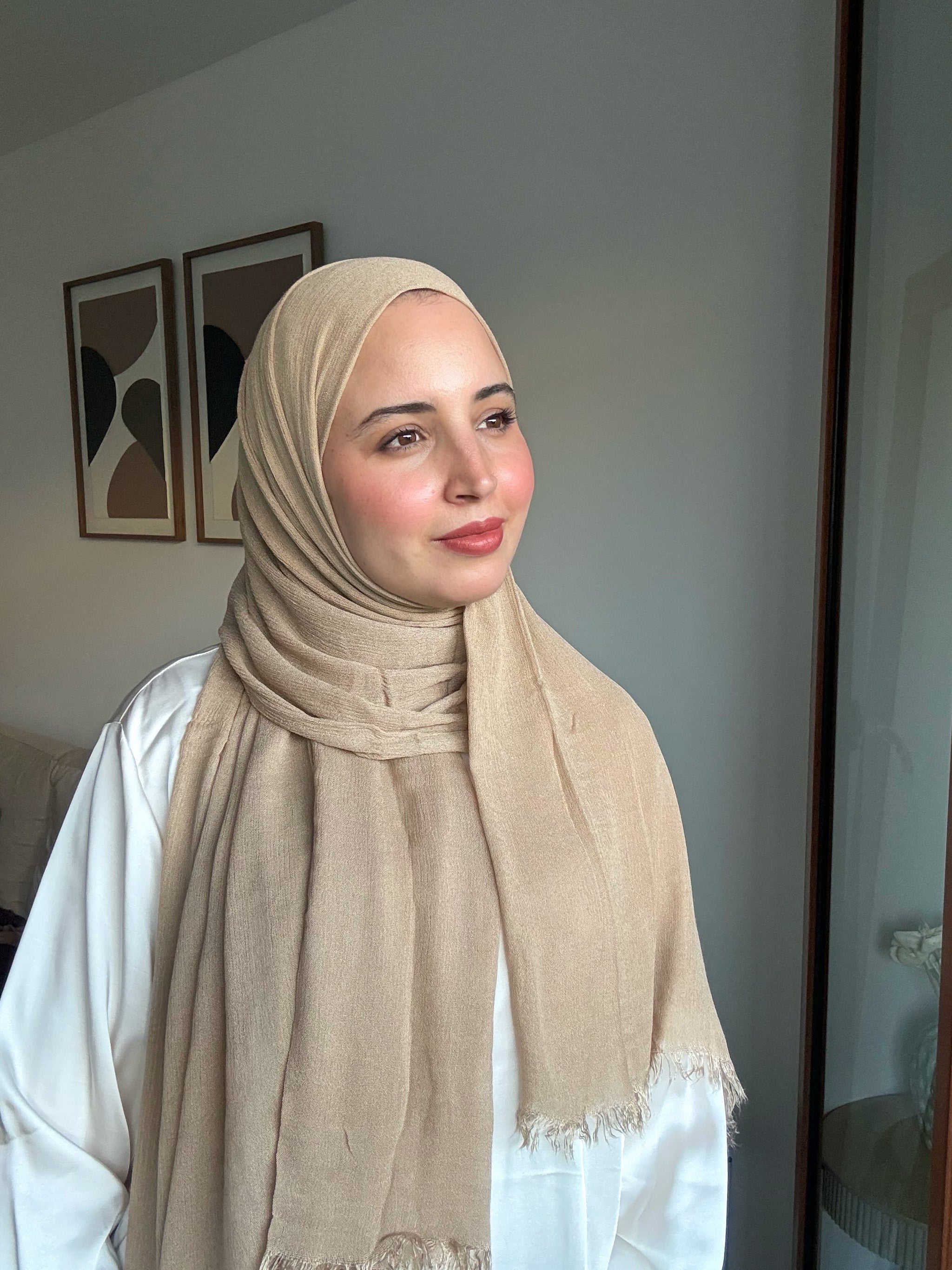 Beige Camel Soft Modal
