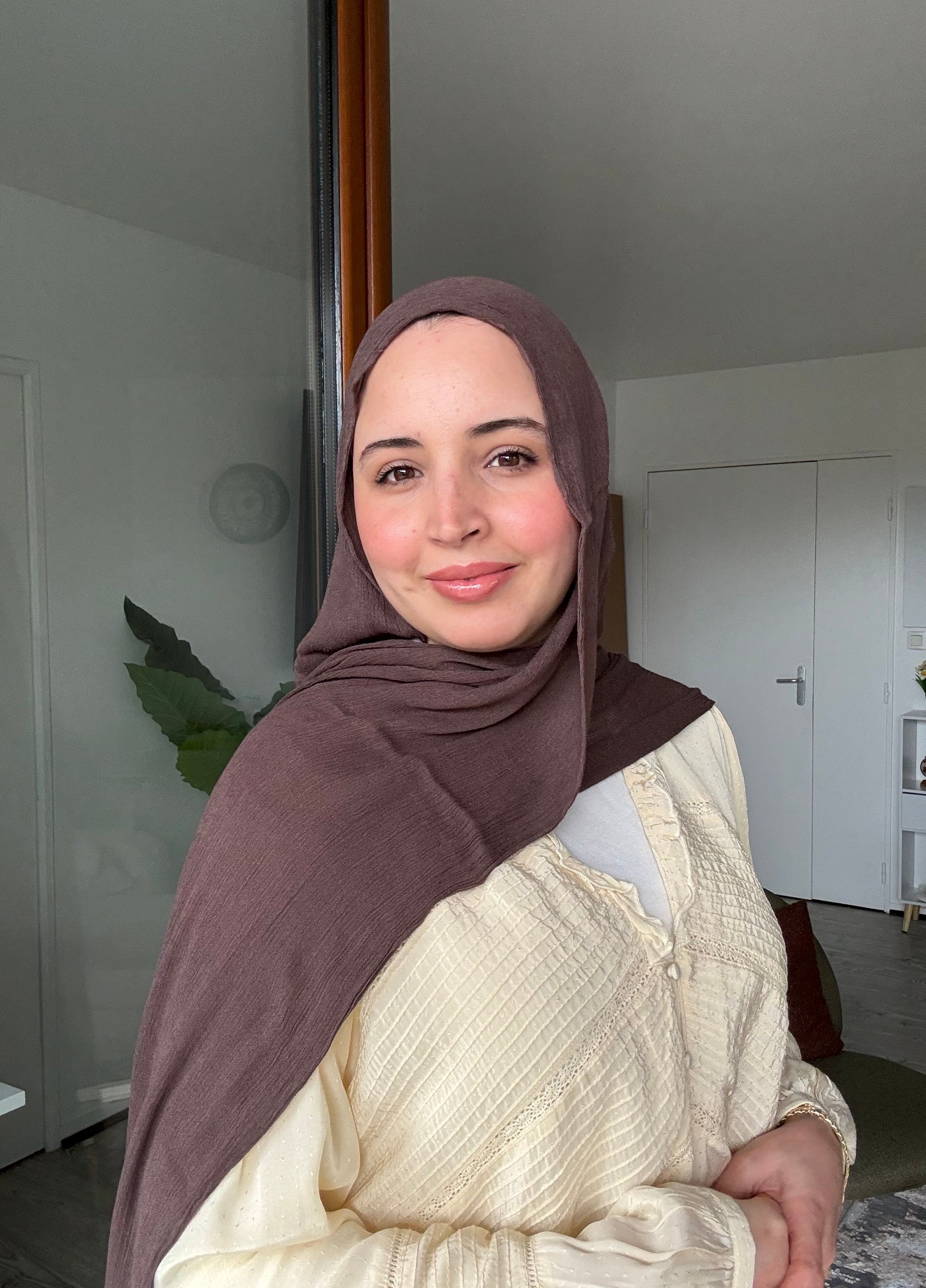 Marron Foncé Soft Modal