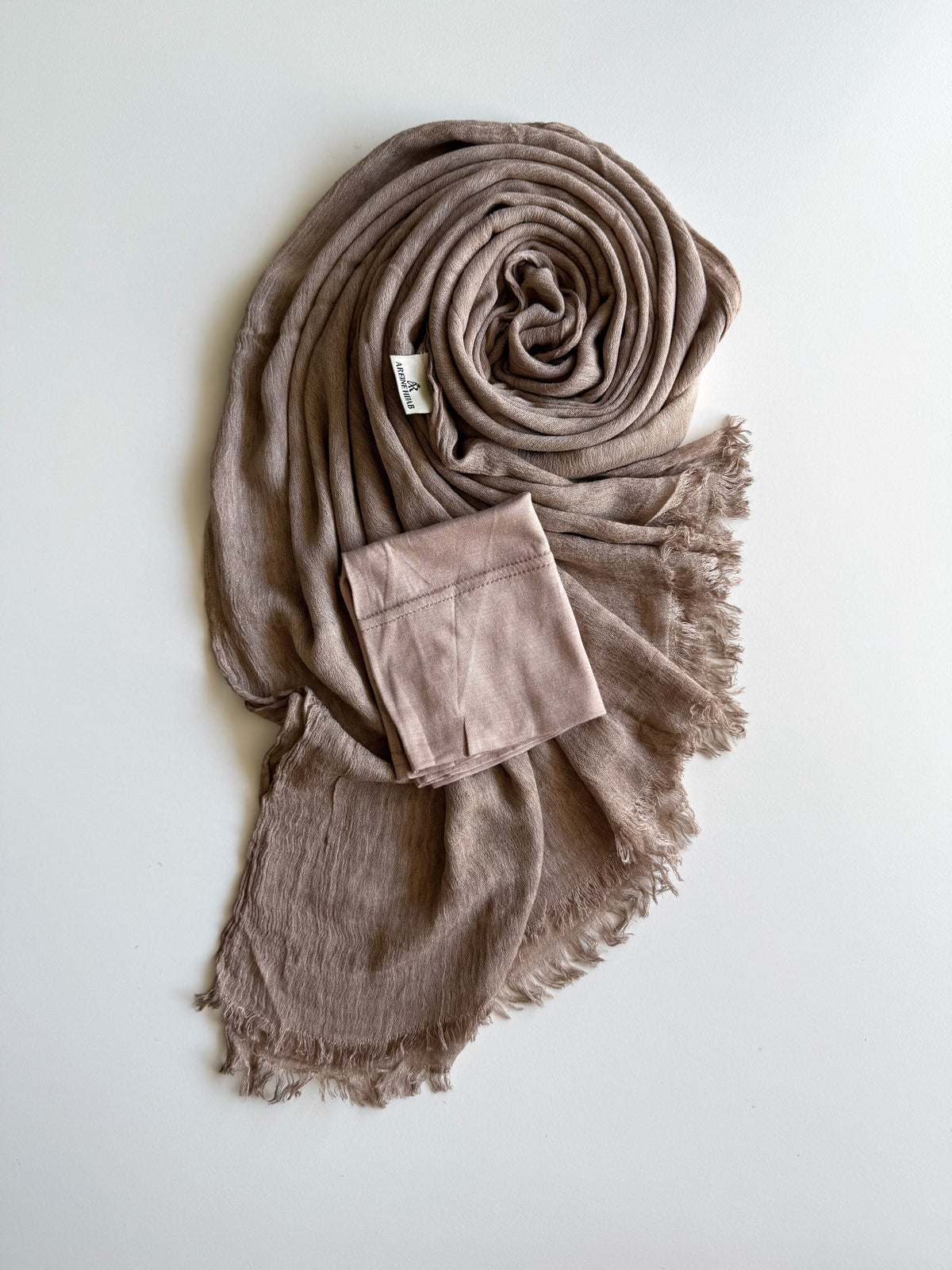 Beige Marron+bonnet assorti