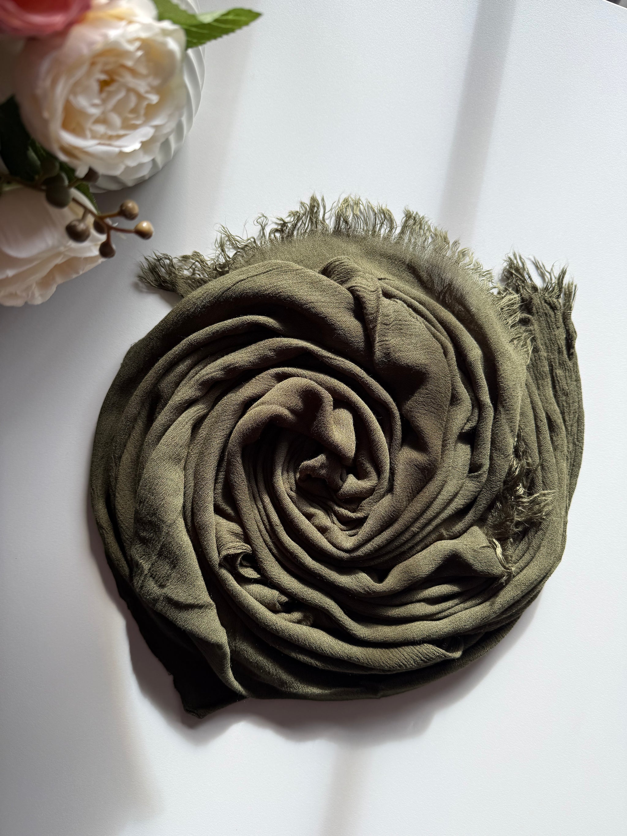 Olive Foncé Soft Modal