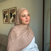 Beige camel+bonnet assorti