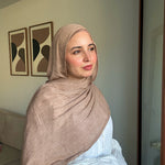 Beige camel+bonnet assorti