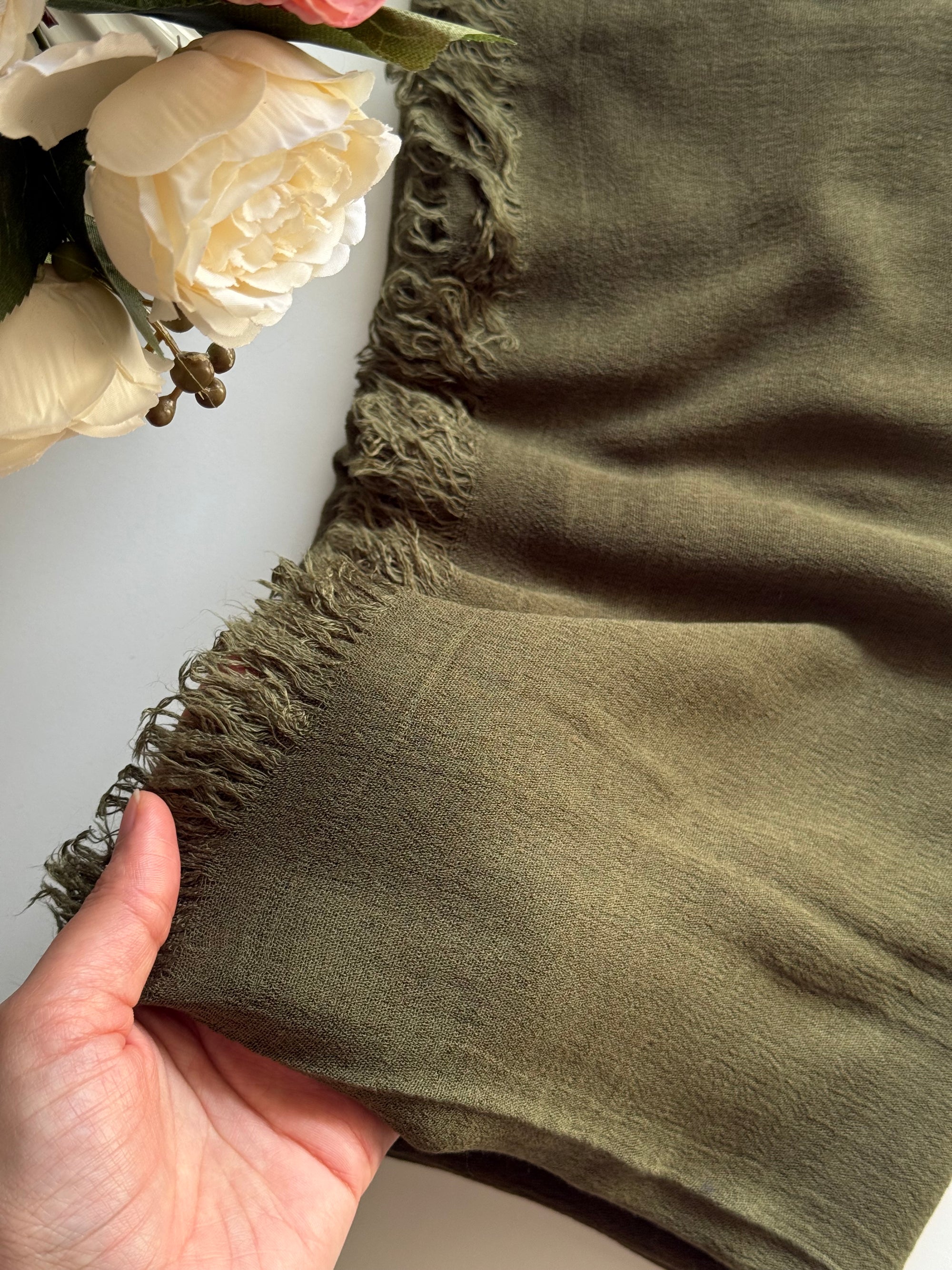 Olive Foncé Soft Modal