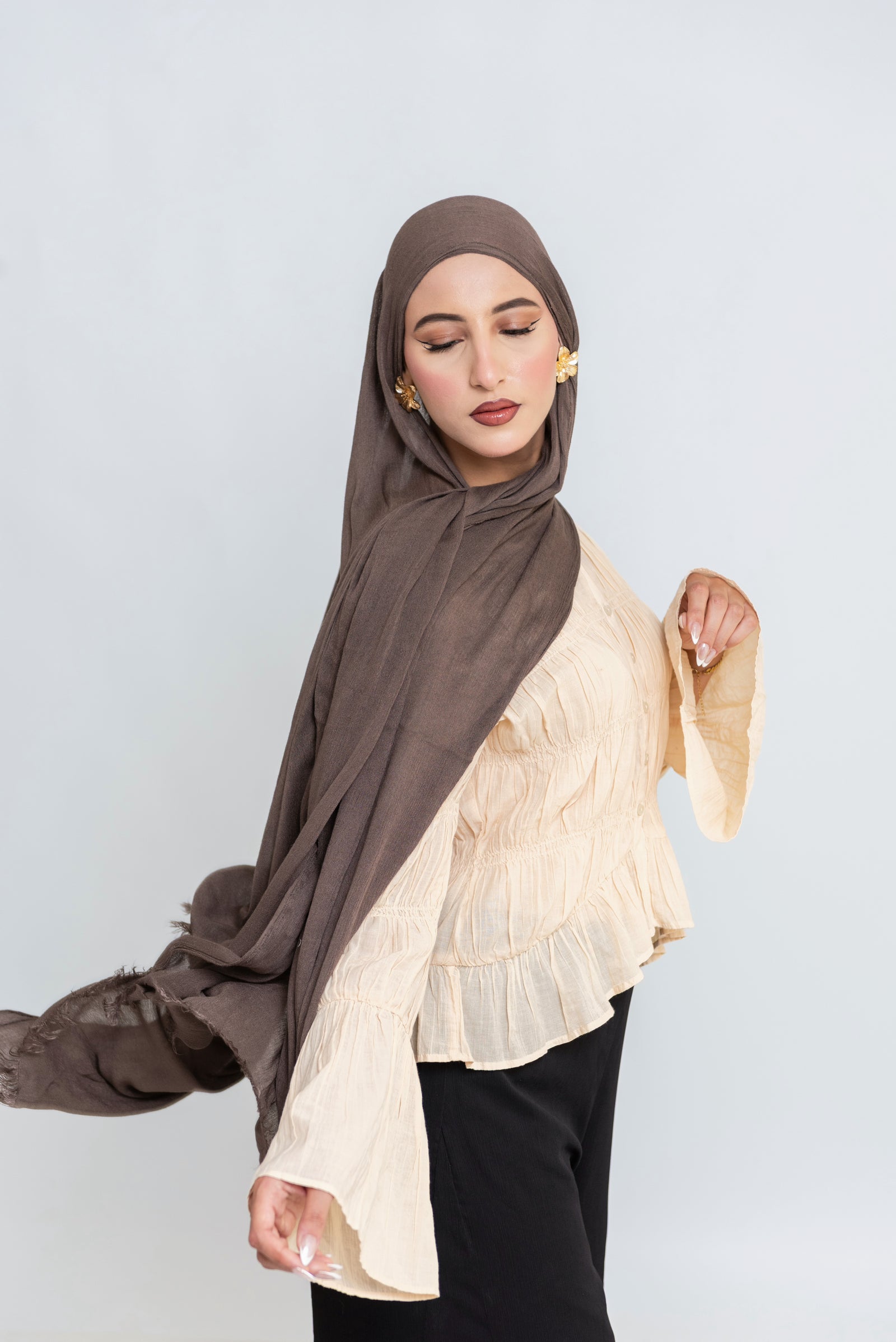 Gris Brun Soft Modal