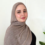 Beige Marron Modal Texturé