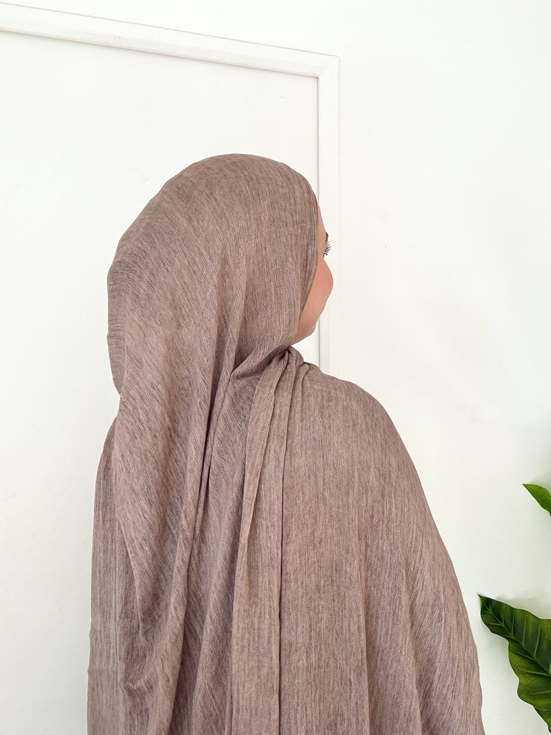 Beige Marron Modal Texturé