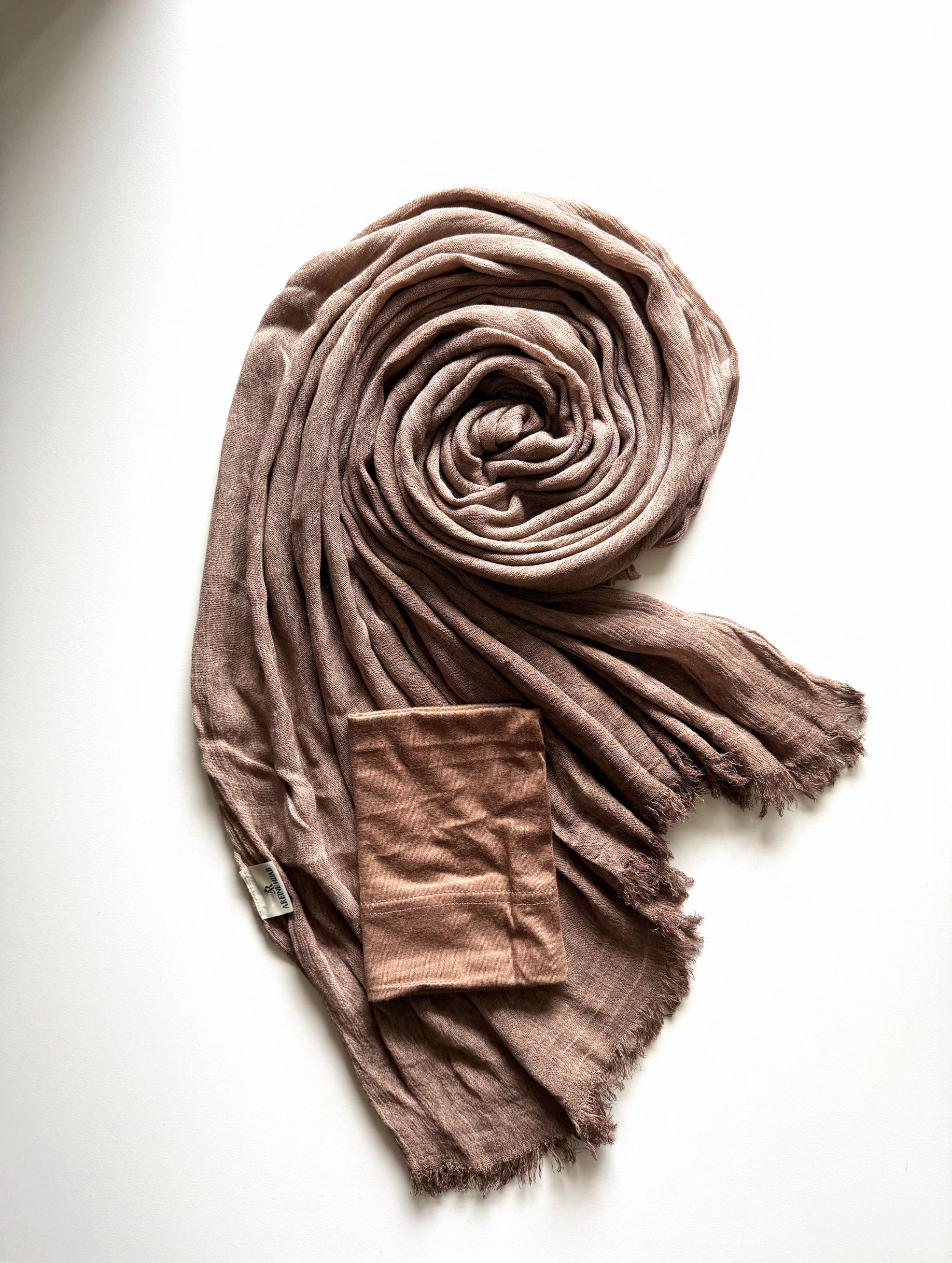 Beige Marron Modal Texturé