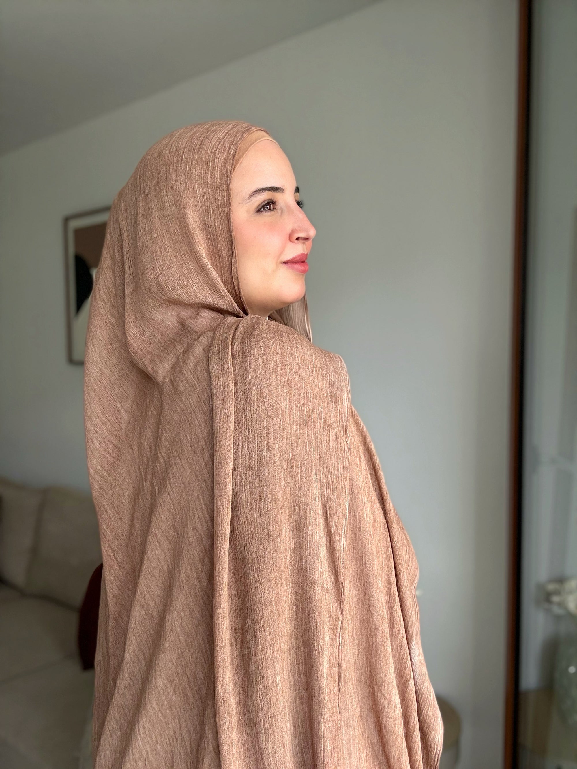 Camel+bonnet assorti